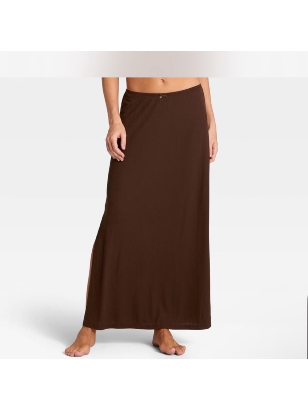 Women’s Ribbed Pajama Skirt Auden brown